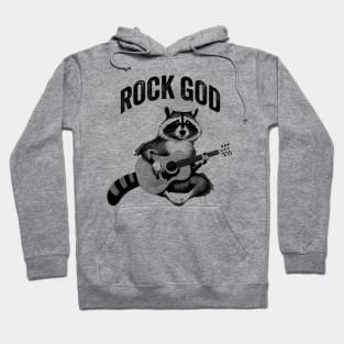 Rock God Raccoon Hoodie